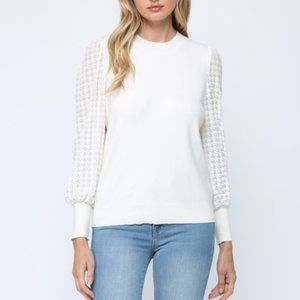 Fate Velvet Puff Sleeve Top